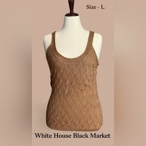 NWT - White House Black Market Knit Tank - Size Large